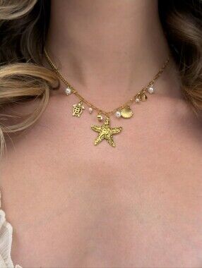 OSHENA Thalassa Charm Necklace NWT